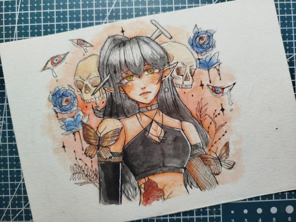 Halfbody Fully Rendered + Background A5